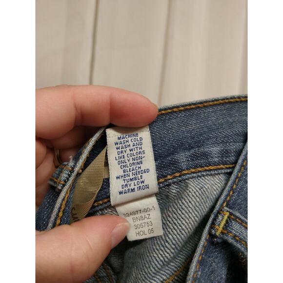 Y2k Vtg Womens Old Navy Flare Jeans Lowrise Regular Inseam 10" Bellbottom Sz 8 - Picture 6 of 12